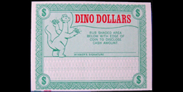 Sinclair Dino Dollars Game